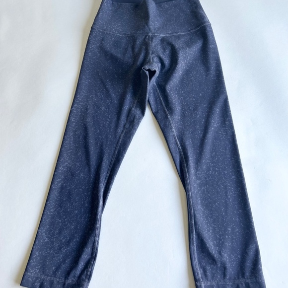 Lululemon Grey Blue Leggings size 4 - Picture 3 of 9
